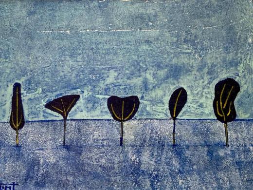 five trees