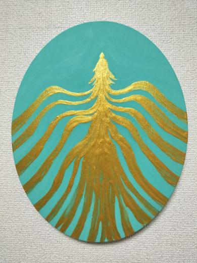 Holy Beast Golden Phoenix circle gate