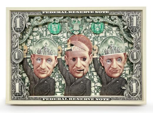 3人の洗脳者 Reconstructed Banknote/89066116