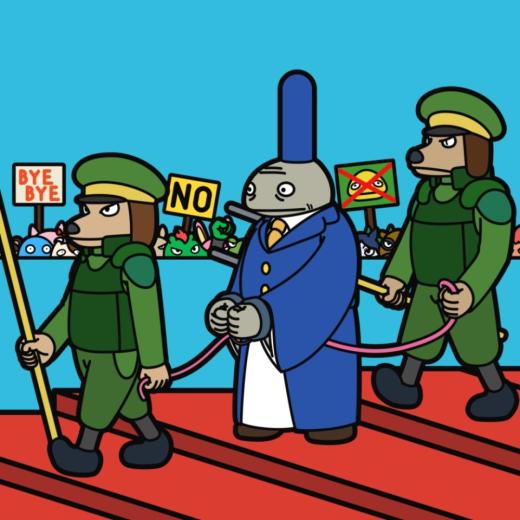 オオサンショウウオ大臣の失脚(『とんちき坊やとイルカ島の国』より・③)