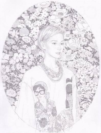 a portrait (necklaces and zara)