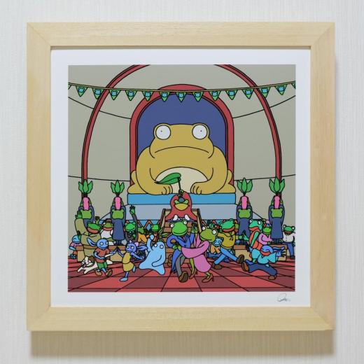 【とんちき坊やとかえるの街・ケロケロ】最初の収穫祭