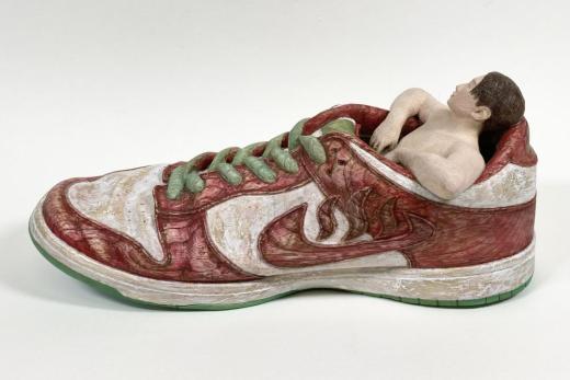 靴湯 -wood carving- #3