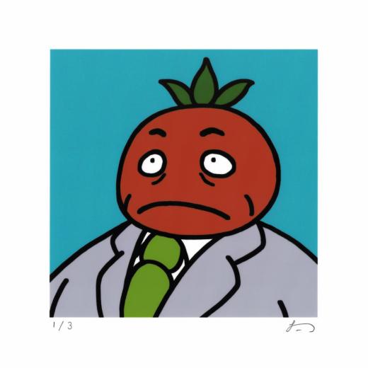 【とんちき坊やとなすび王の国】とまと大臣(肖像画)