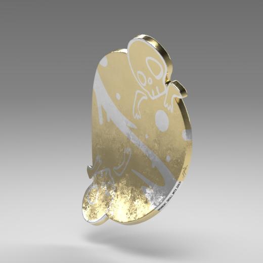 Moment_Skull_MTV_Gold_01 [NFT]