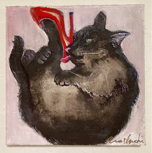 Cat in higheel