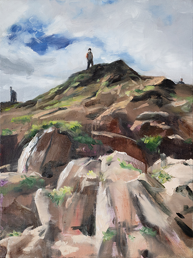 to the top -Arthur's Seat-