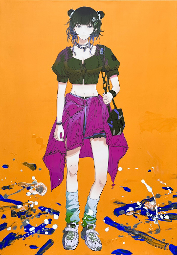 A girl in a "strange" world