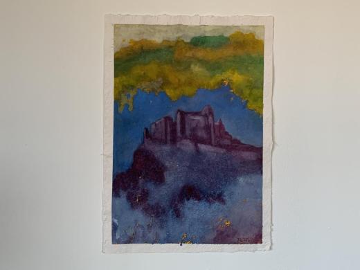 castle on the cliff