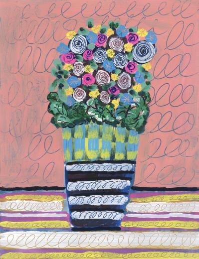 Flowers and Pot 20220906