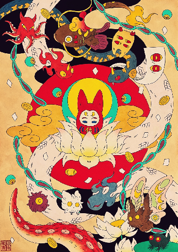 わらう(ジークレー版画) ed 5/10