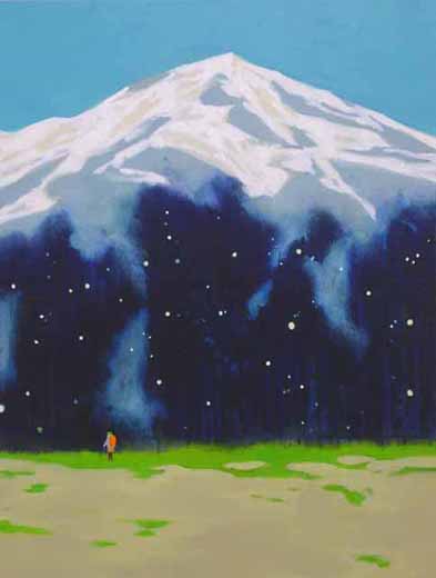 山の隙間