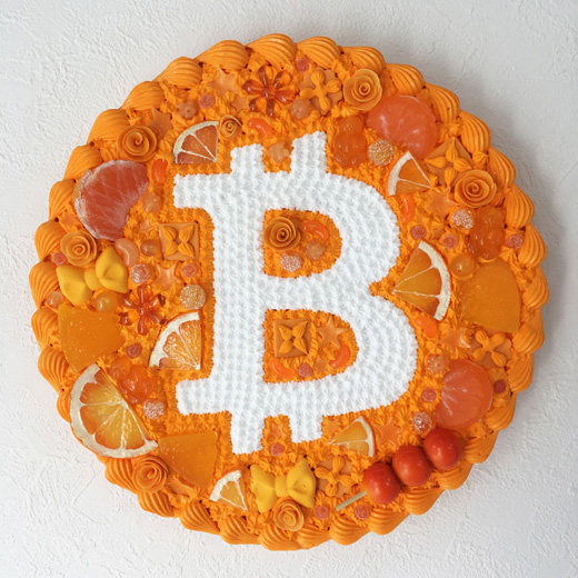 Orange coin