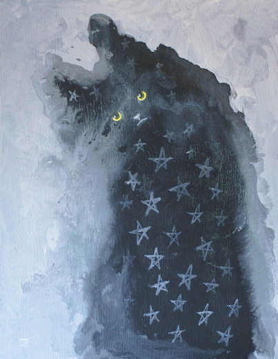 黒靄の黒猫