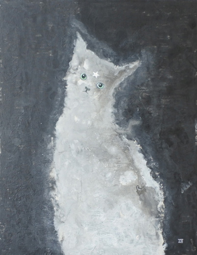 灰色の猫