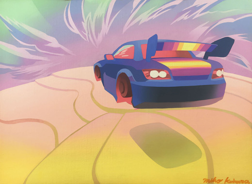 浮く車
