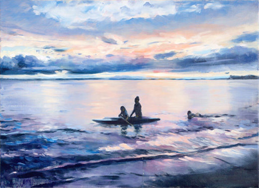 Magic hour -boat-