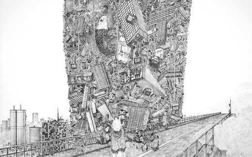 爆心地、重力異常場